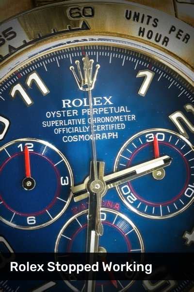 rolex watch stopped working|why is my rolex not working.